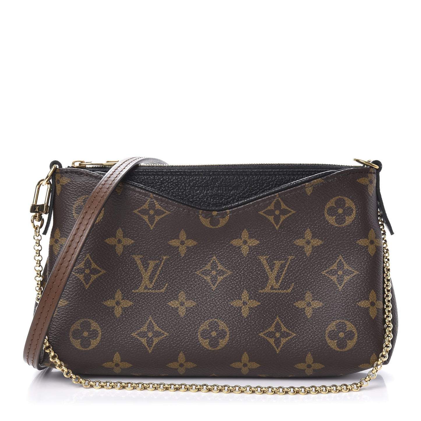 Monogram Pallas Clutch Black