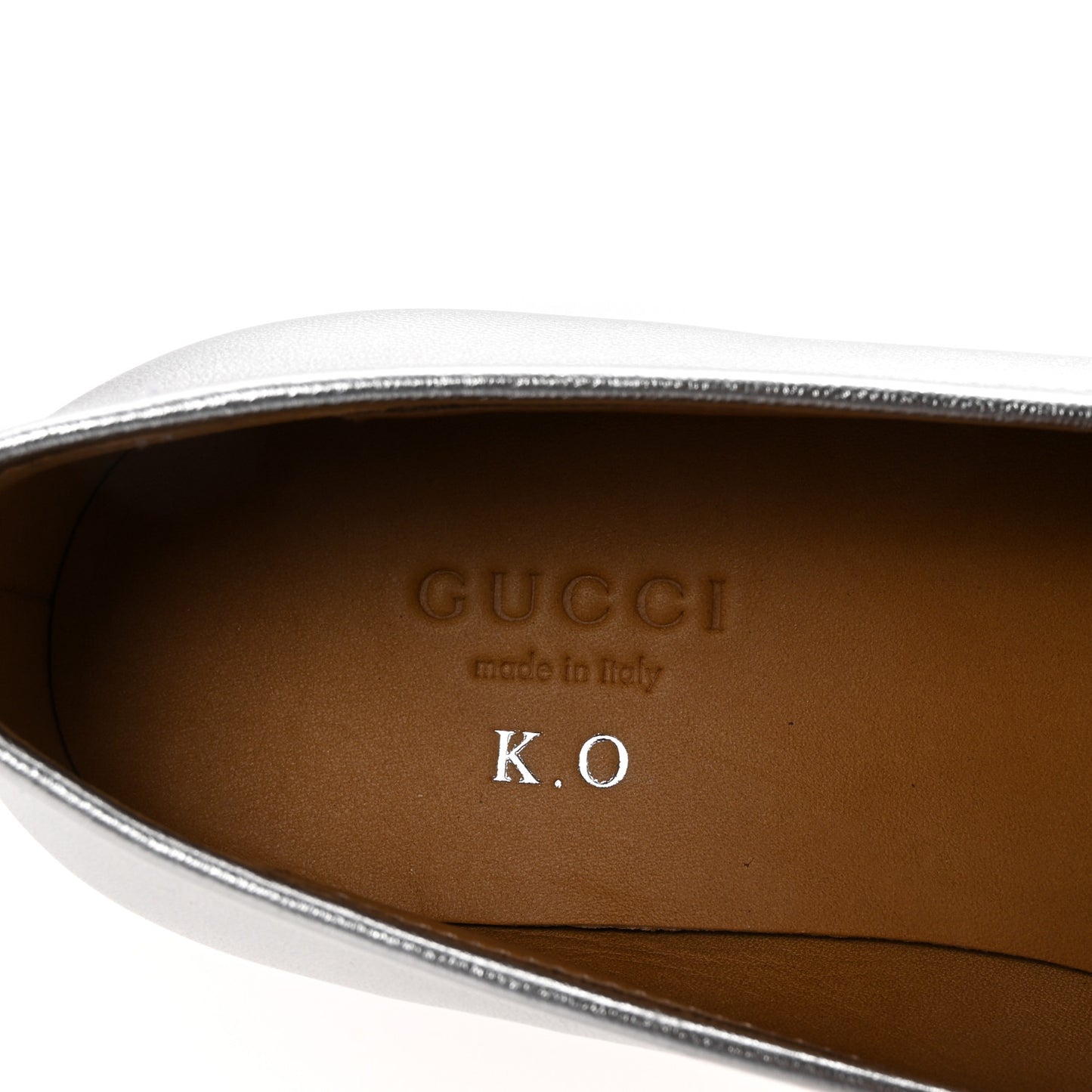 Metallic Nappa Womens Jordaan Loafers 36 Argento