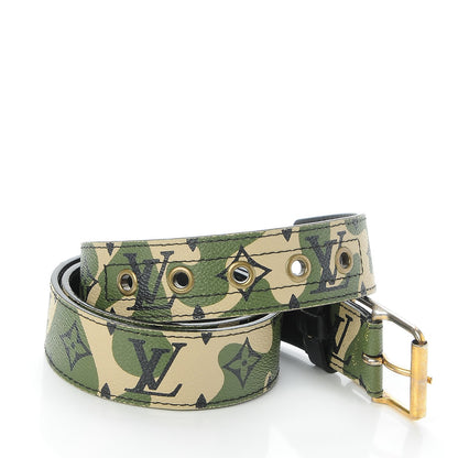 Louis Vuitton Monogramouflage Belt 90 36 4 of 10