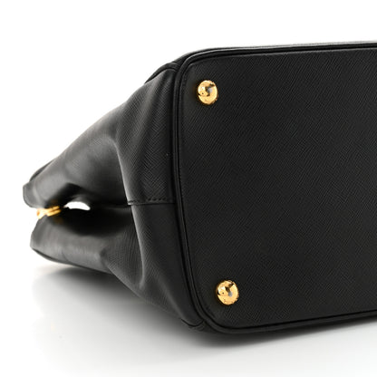 Prada Saffiano Lux Large Galleria Double Zip Black 9 of 15