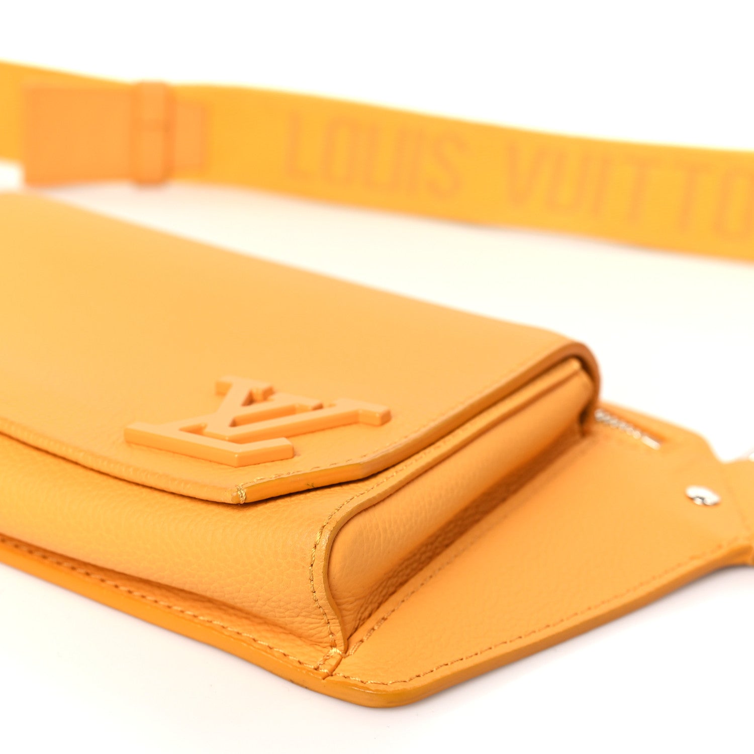 Louis Vuitton Grained Calfskin Aerogram Takeoff Sling Safran Yellow 9 of 9