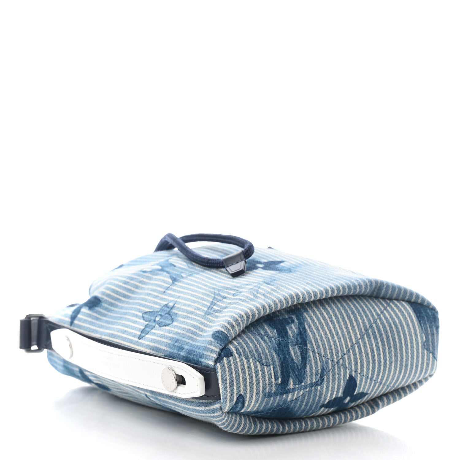 Louis Vuitton Hickory Stripes Denim Monogram Watercolor Sac Marin BB Blue 4 of 8