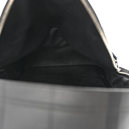 Burberry PVC Check Abbeydale Simple Backpack Black Grey 5 of 12