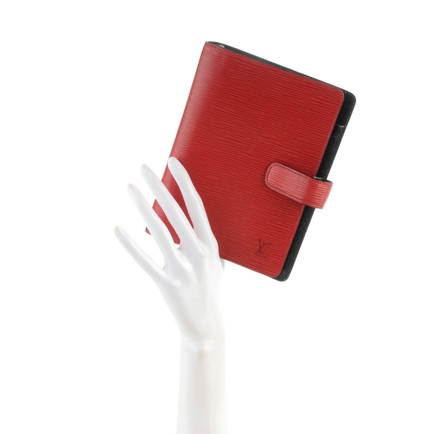 Epi Medium Ring Agenda Cover Castillan Red