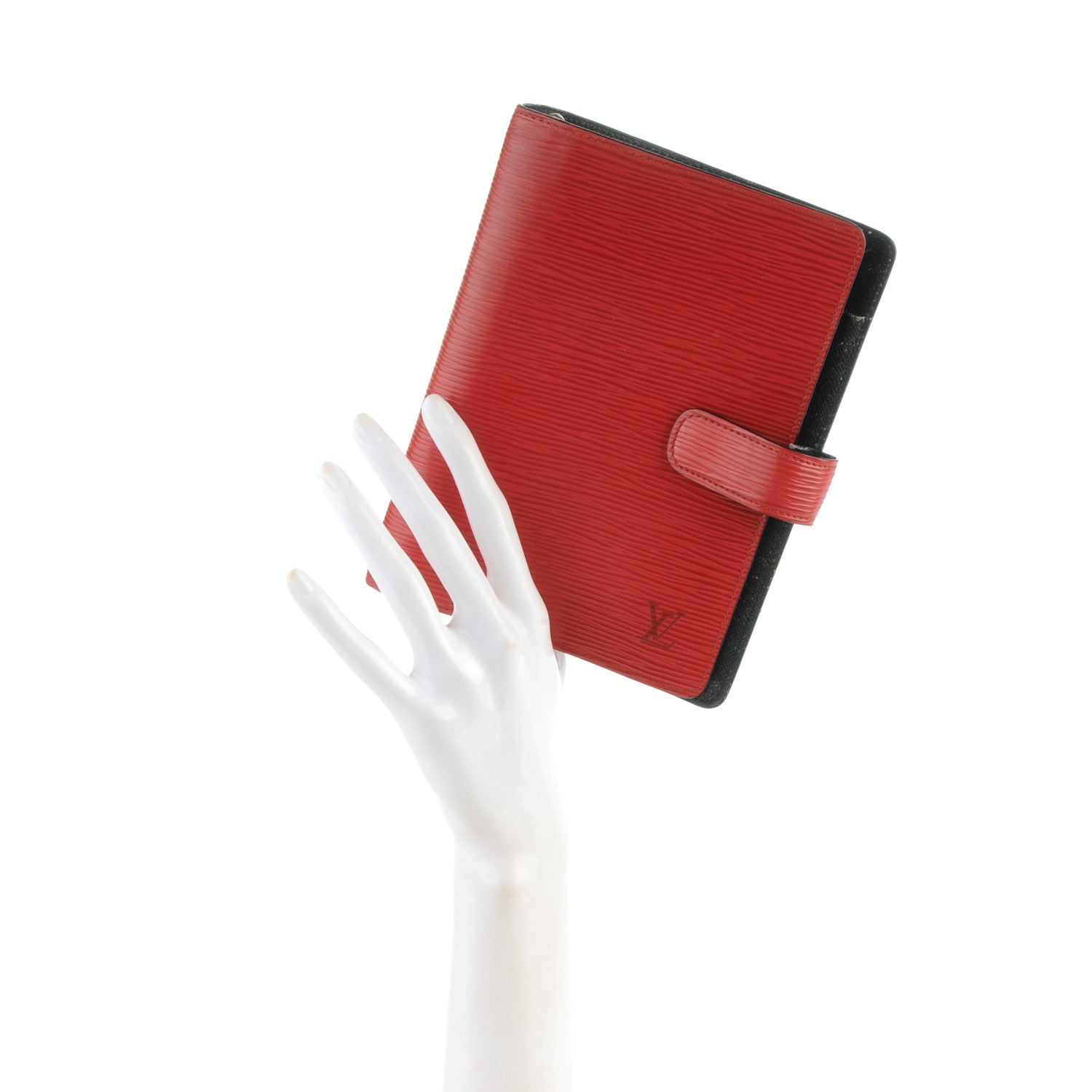 Louis Vuitton Epi Medium Ring Agenda Cover Castillan Red 2 of 9