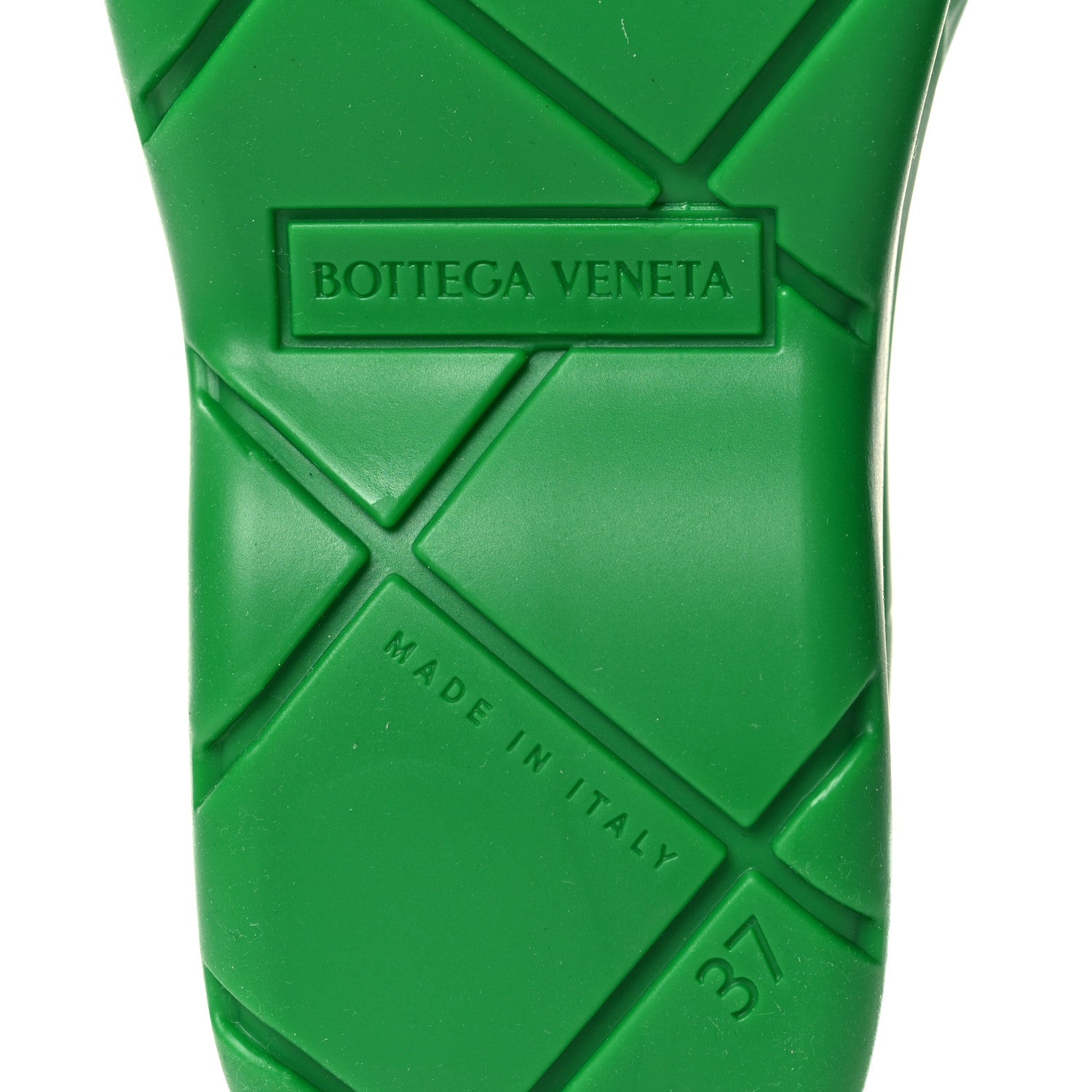 Bottega Veneta Rubber Puddle Ankle Boots 37 Grass 6 of 8