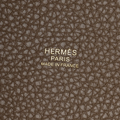 Hermes Taurillon Clemence Picotin Lock 18 PM Etoupe 6 of 11