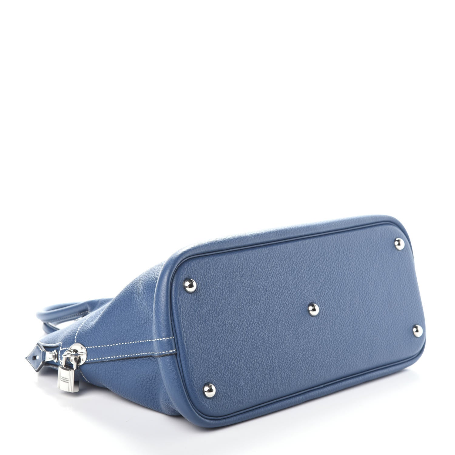 Hermes Taurillon Clemence Bolide 35 Bleu Thalassa 4 of 9