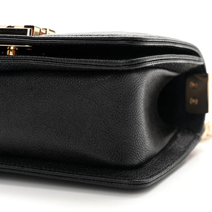 Chanel Caviar Chevron Quilted Mini Boy Flap Black 10 of 10