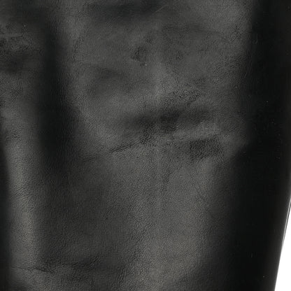 Chanel Calfskin Tall CC Boots 37.5 Black 11 of 11