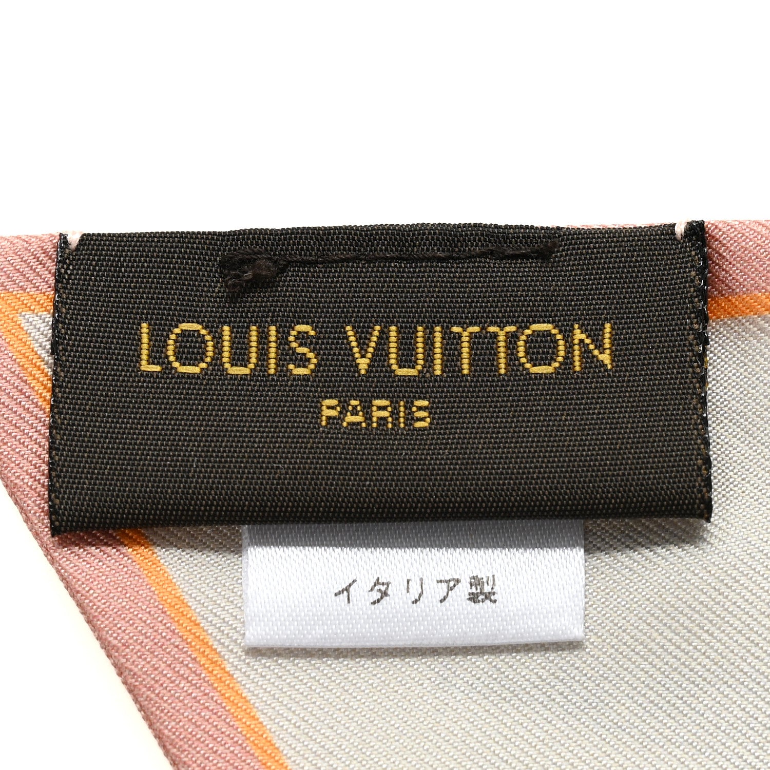 LOUIS VUITTON シルク100%スカーフ→ノベルティー Louis Vuitton Silk LV Comics Bandeau Rose Poudre 1851768