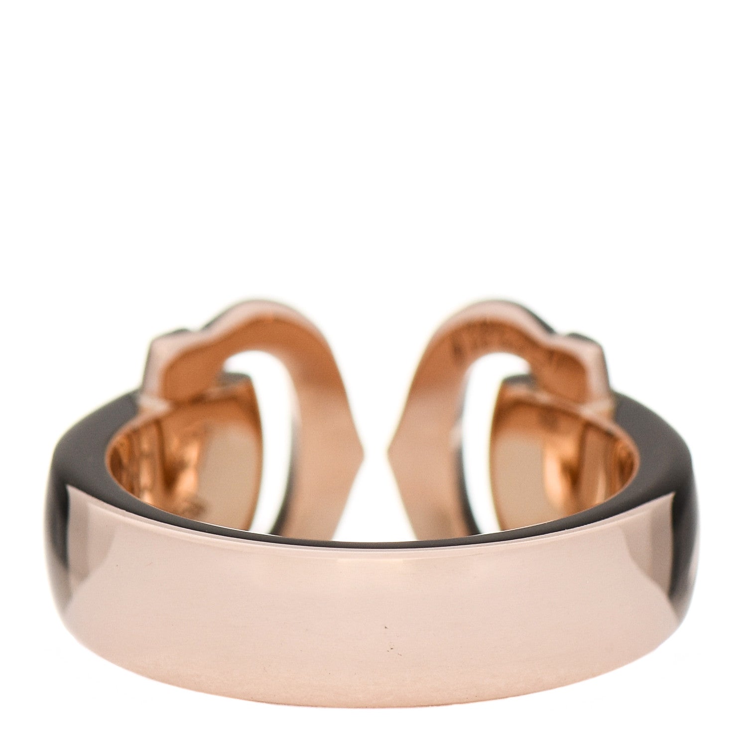 Cartier 18K Pink Gold Diamond C De Cartier Ring 47 4.25 3 of 6