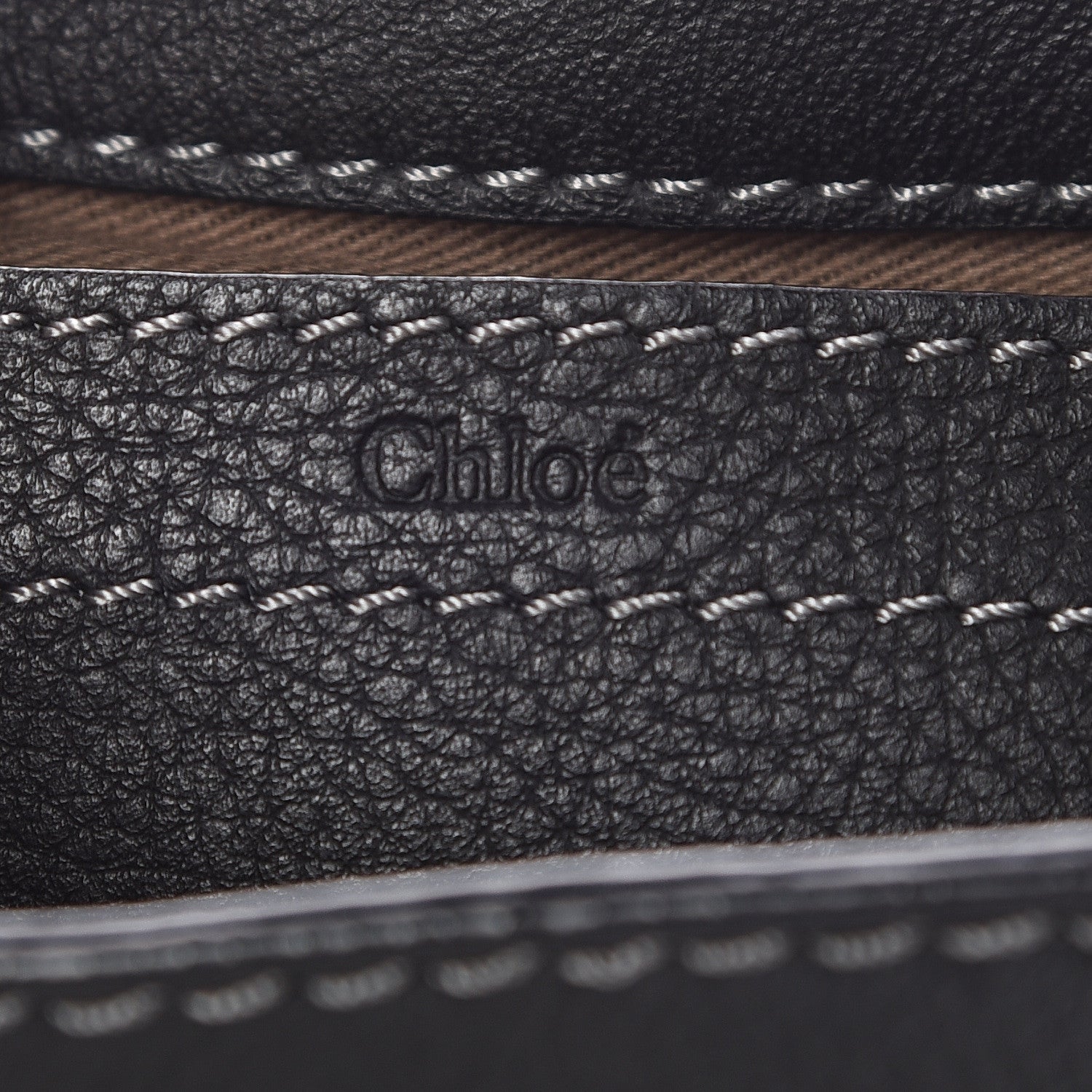 Chloe Calfskin Mini Marcie Round Crossbody Bag Black 7 of 11