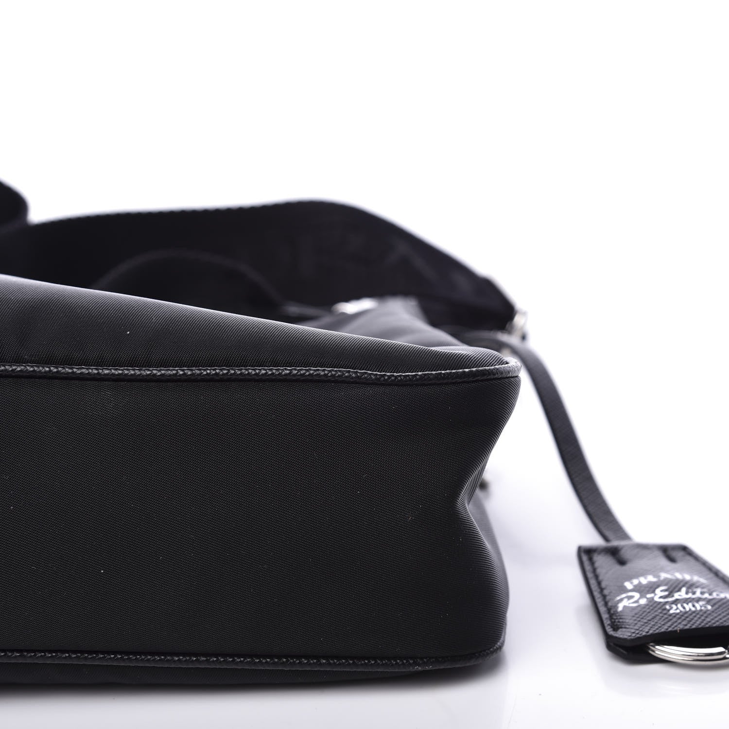 Prada Nylon Re-Edition 2005 Shoulder Bag Black 8 of 13