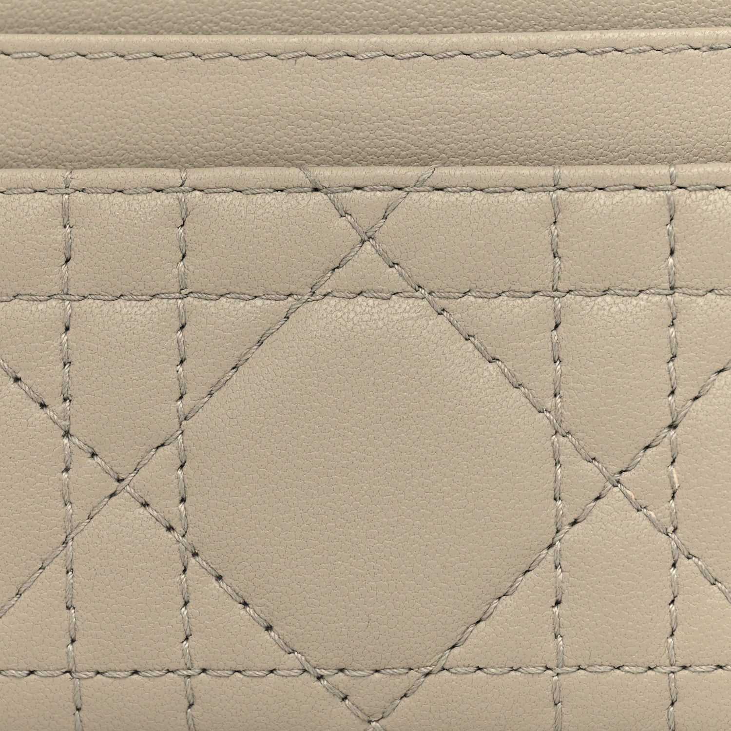 Christian Dior Lambskin Cannage Lady Dior Five-Slots Card Holder Beige 4 of 10