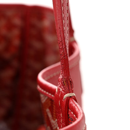 Goyard Goyardine Reversible Anjou PM Red 21 of 23