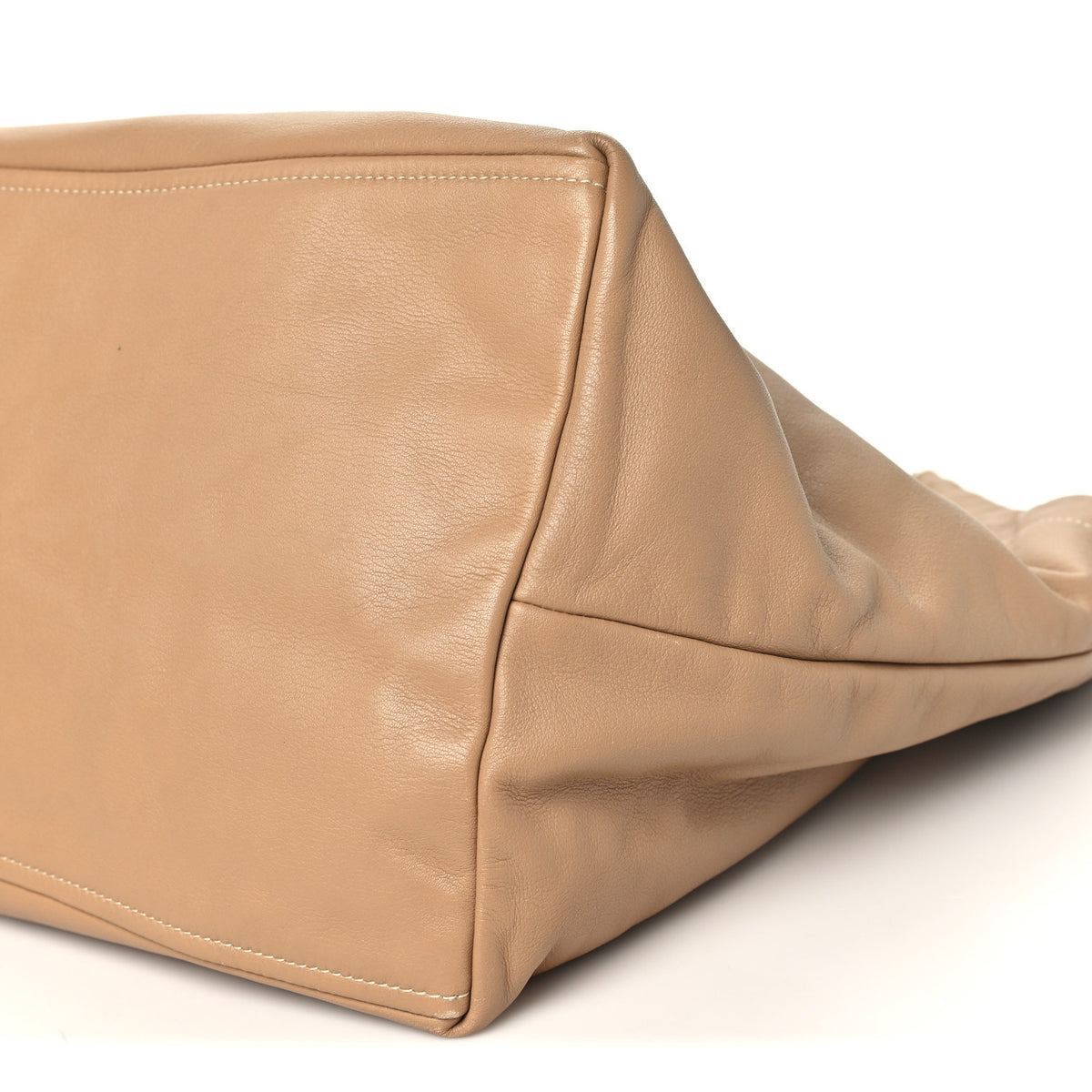 Prada Soft Calf Chain Tote Sughero 9 of 11