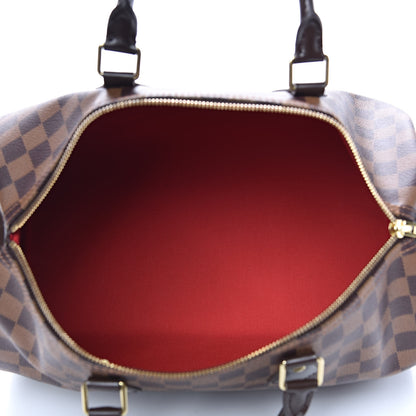 Louis Vuitton Damier Ebene Speedy 35 5 of 9