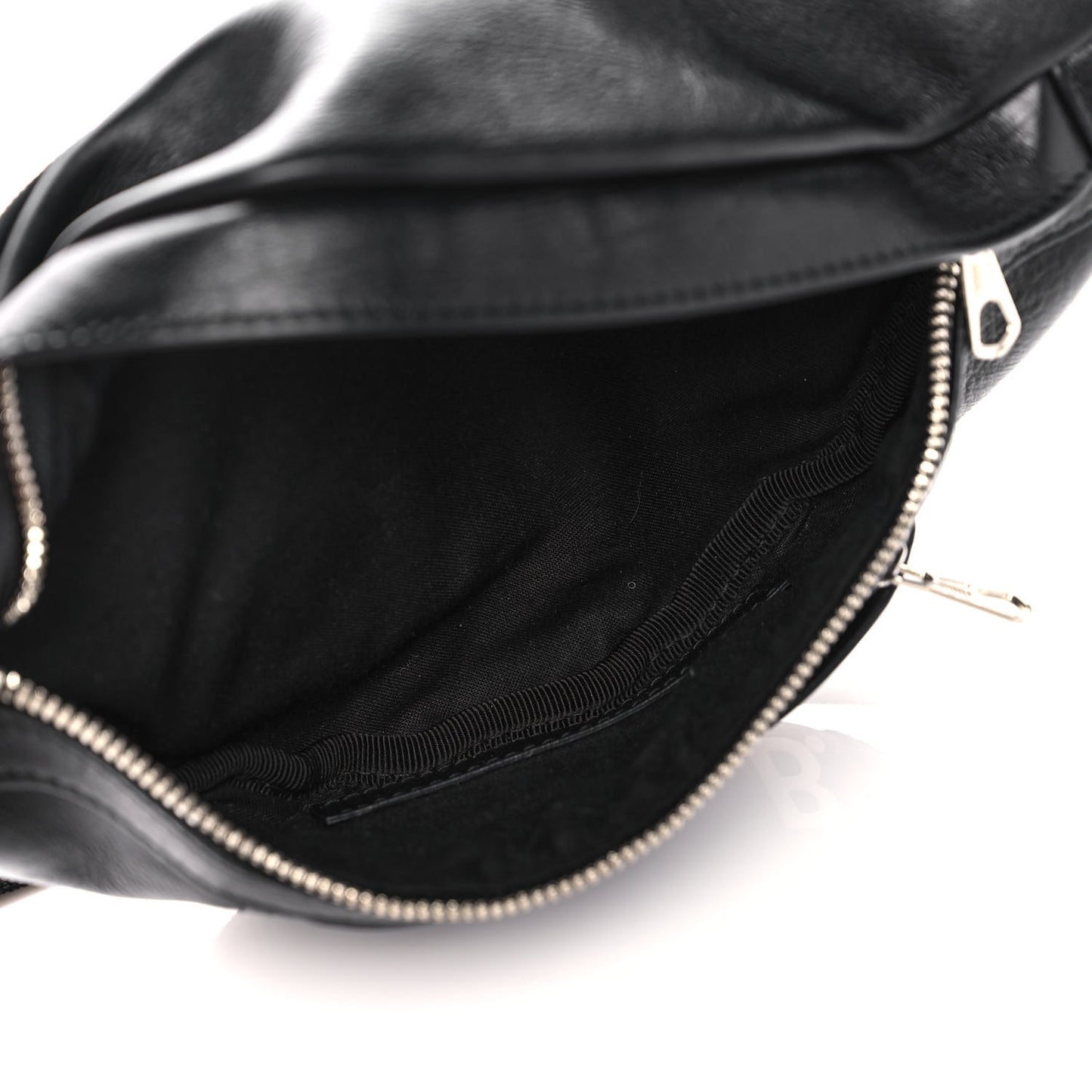 Nappa Calfskin Soft Belt Bag Black