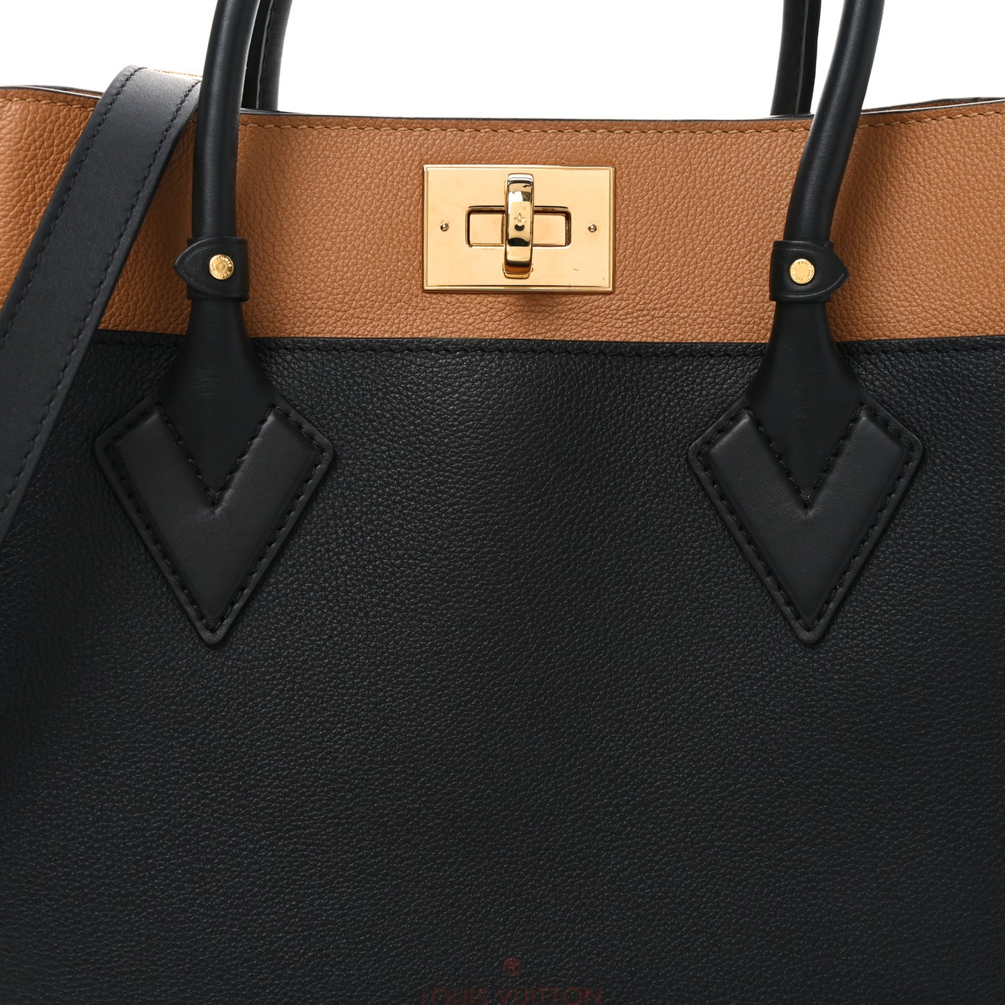 Calfskin Monogram On My Side Black