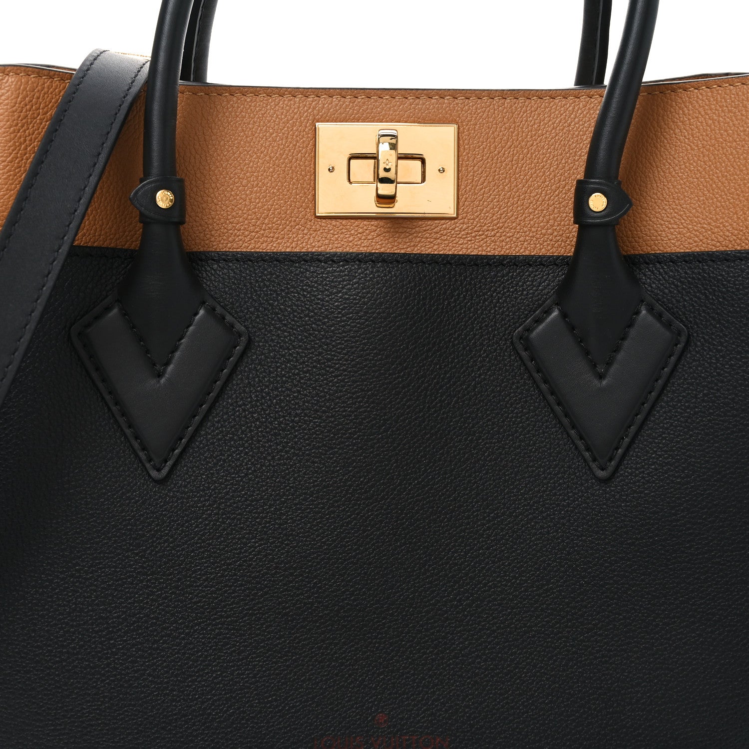 Louis Vuitton Calfskin Monogram On My Side Black 7 of 9