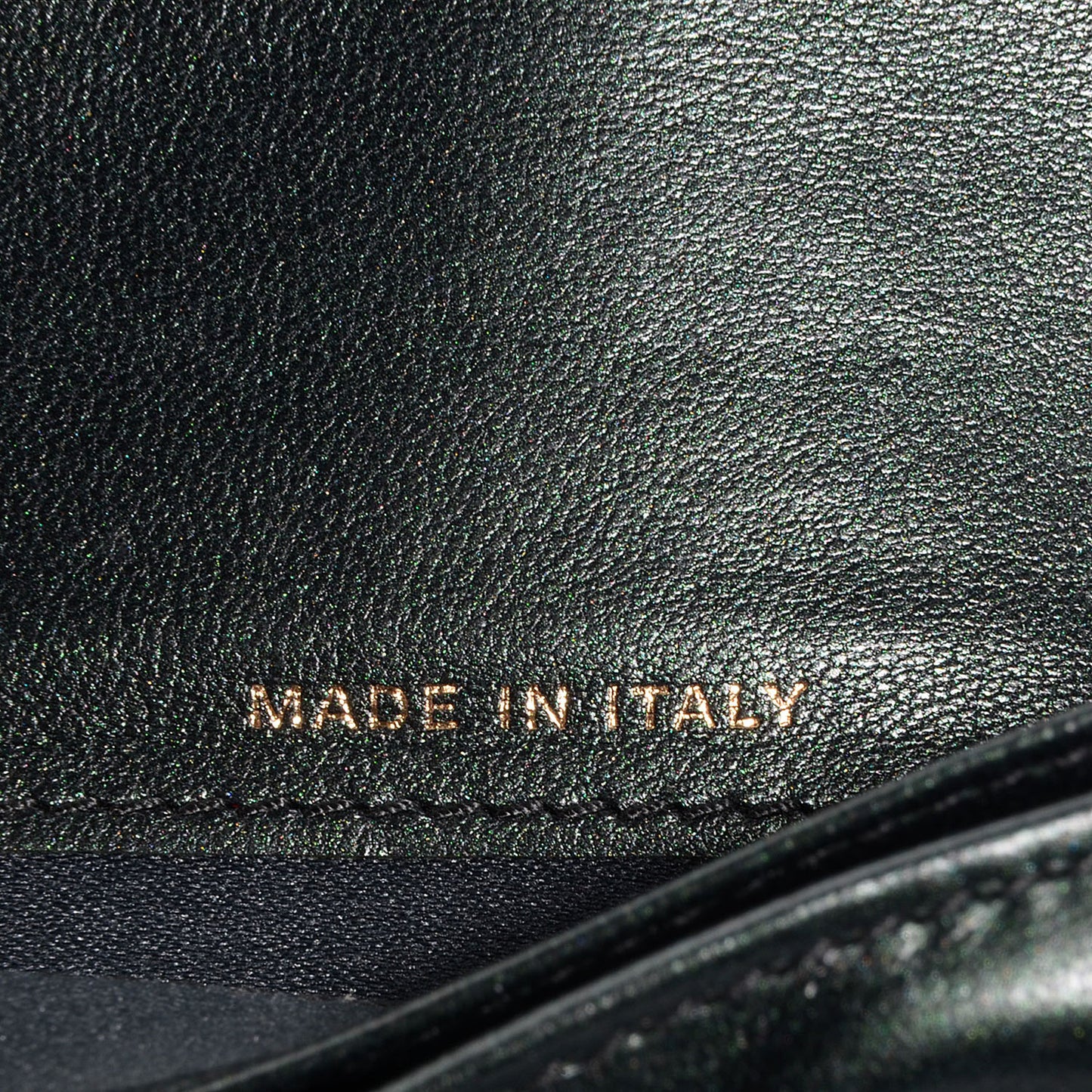 Lambskin Camellia Yen Wallet Black