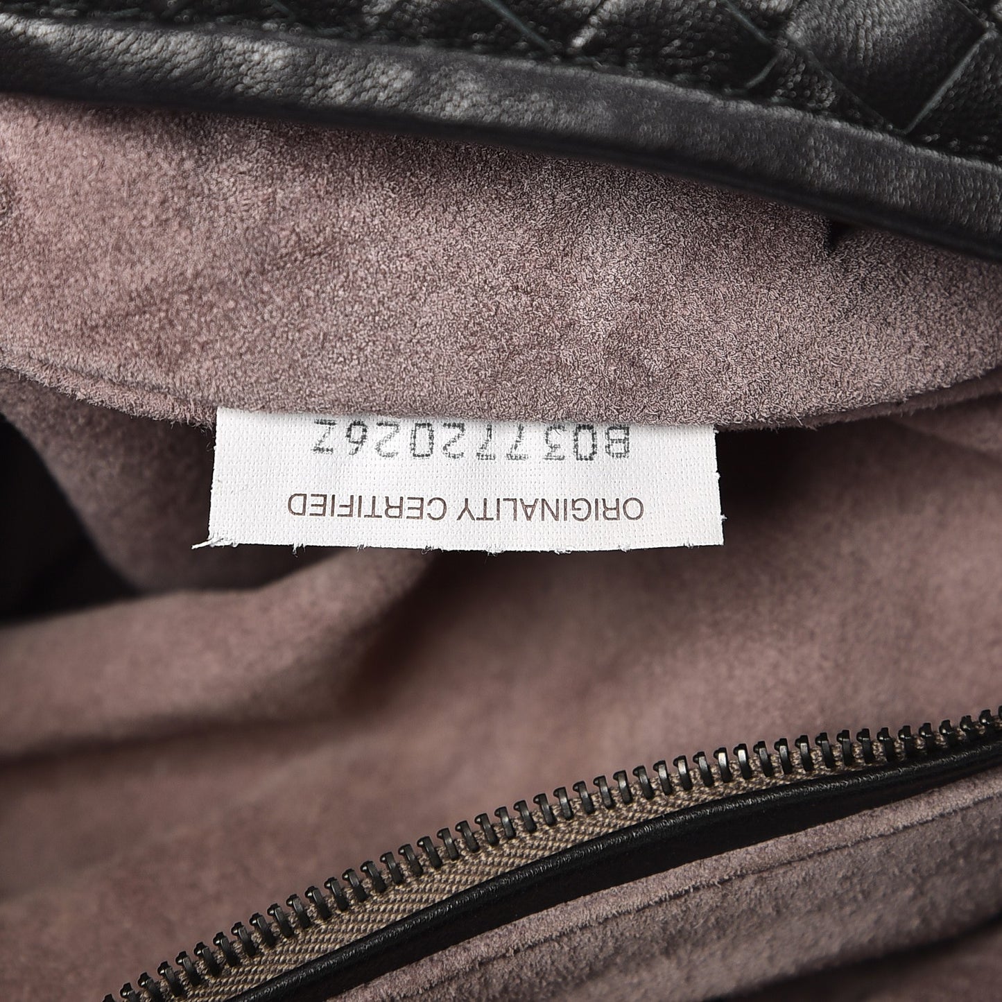 Nappa Intrecciato Large Hobo Nero Black