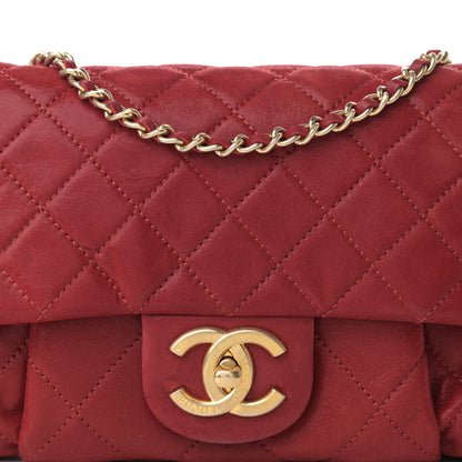 Chanel Iridescent Calfskin Quilted Small Chic Quilt Flap Red 8 of 12