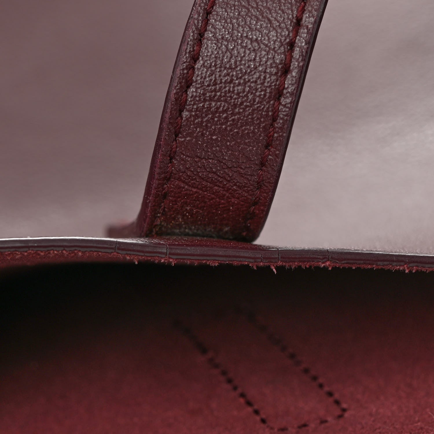 Saint Laurent Calfskin Large Shopping Tote Old Brandy 11 of 16