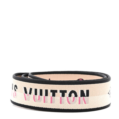 Louis Vuitton Jacquard Diane Shoulder Strap Black 2 of 3