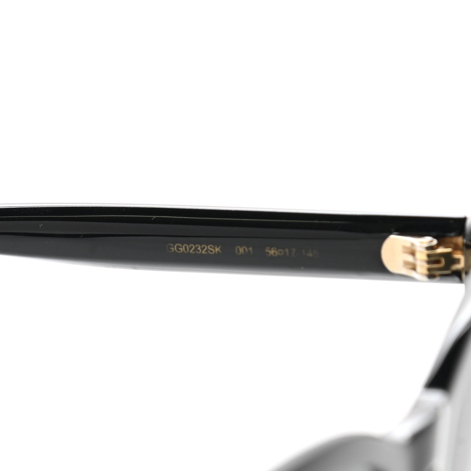 Gucci Round Frame Star Sunglasses GG0232SK Black 7 of 9