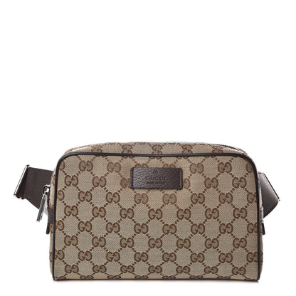 Gucci Monogram Belt Bag Dark Brown 1 of 10