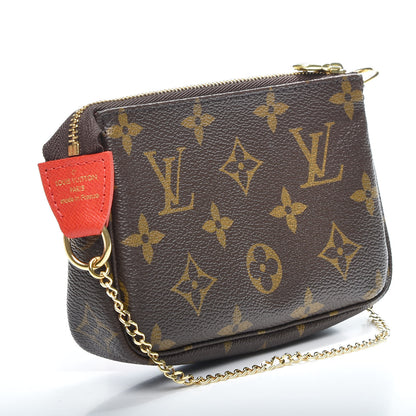Louis Vuitton Monogram 2018 Christmas Animation Mini Cats Pochette Accessories 2 of 7