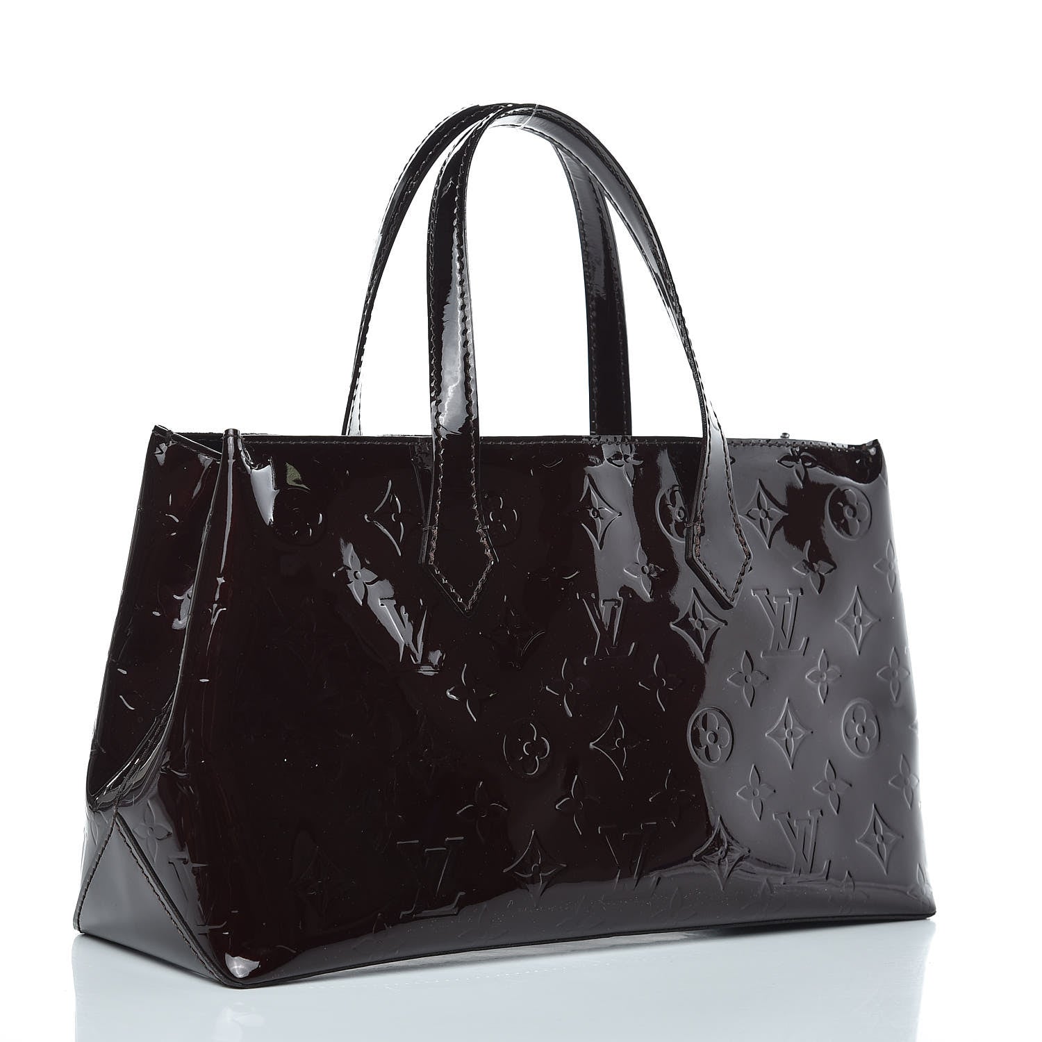 Louis Vuitton Vernis Wilshire PM Amarante 3 of 6