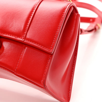 Balenciaga Shiny Box Calfskin Hourglass Top Handle Bag XS Bright Red 14 of 17