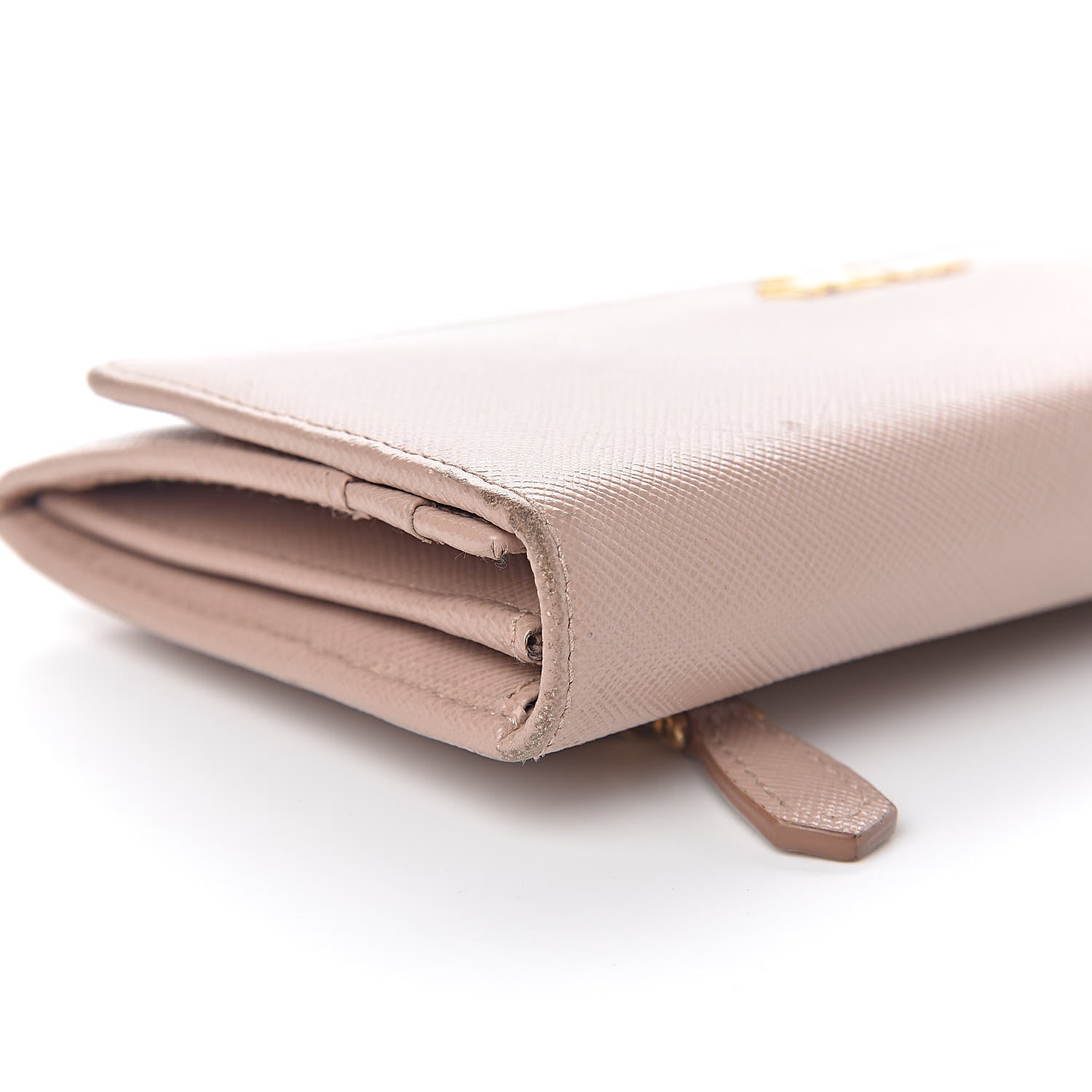 Prada Saffiano Metal Continental Flap Wallet Cammeo 10 of 14