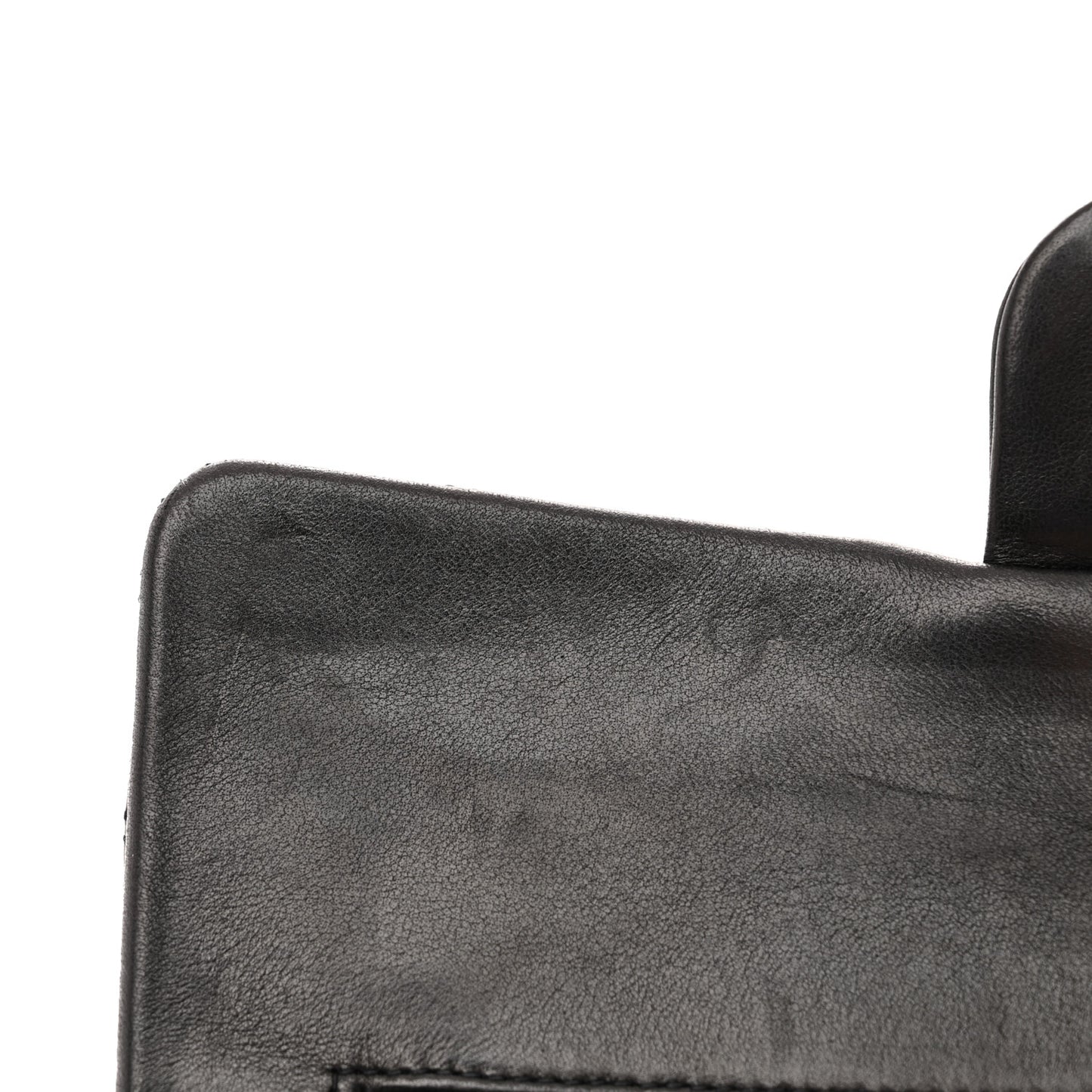 Lambskin Quilted Small Double Flap Black