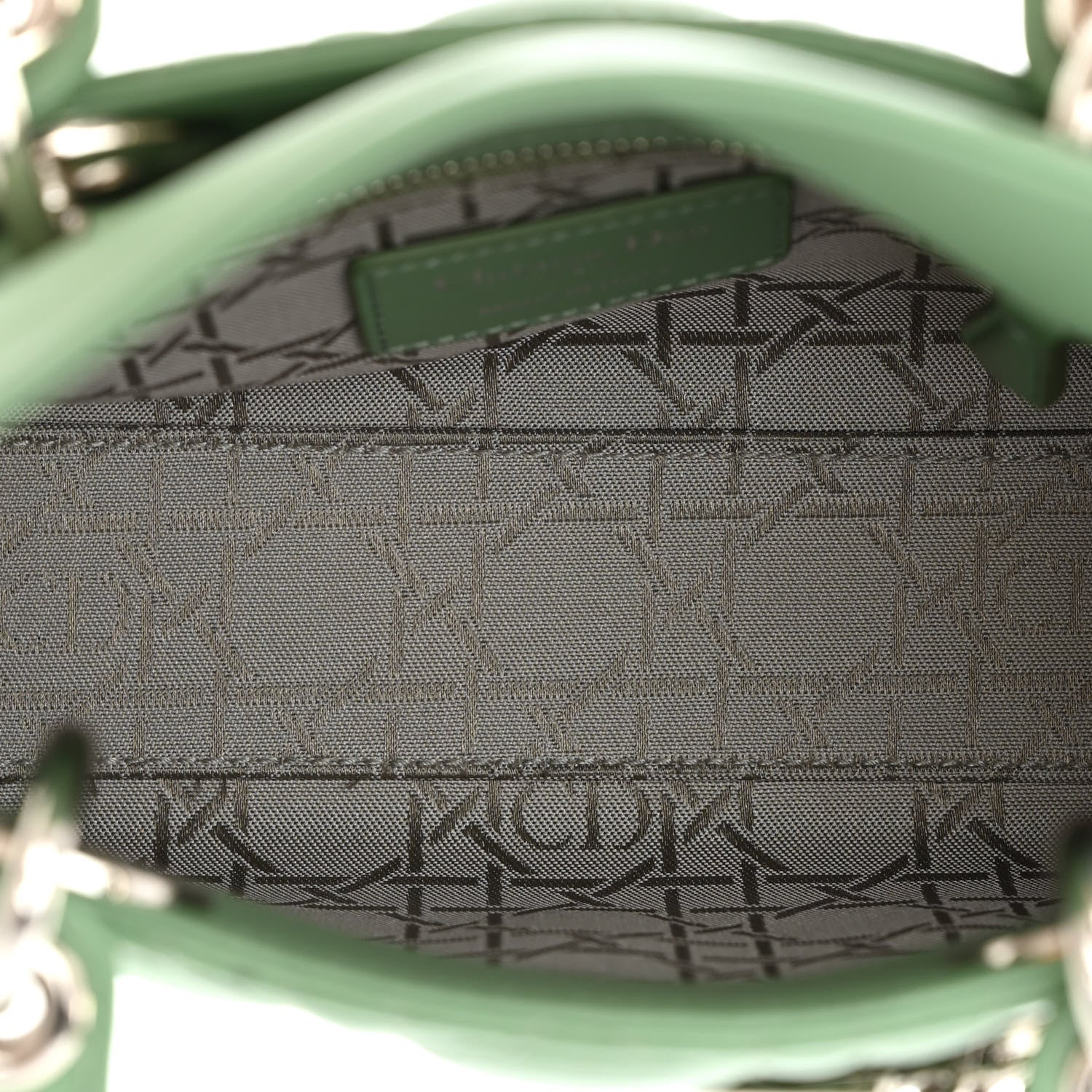 Christian Dior Christian Dior Mini Lady Bag Green 5 of 13