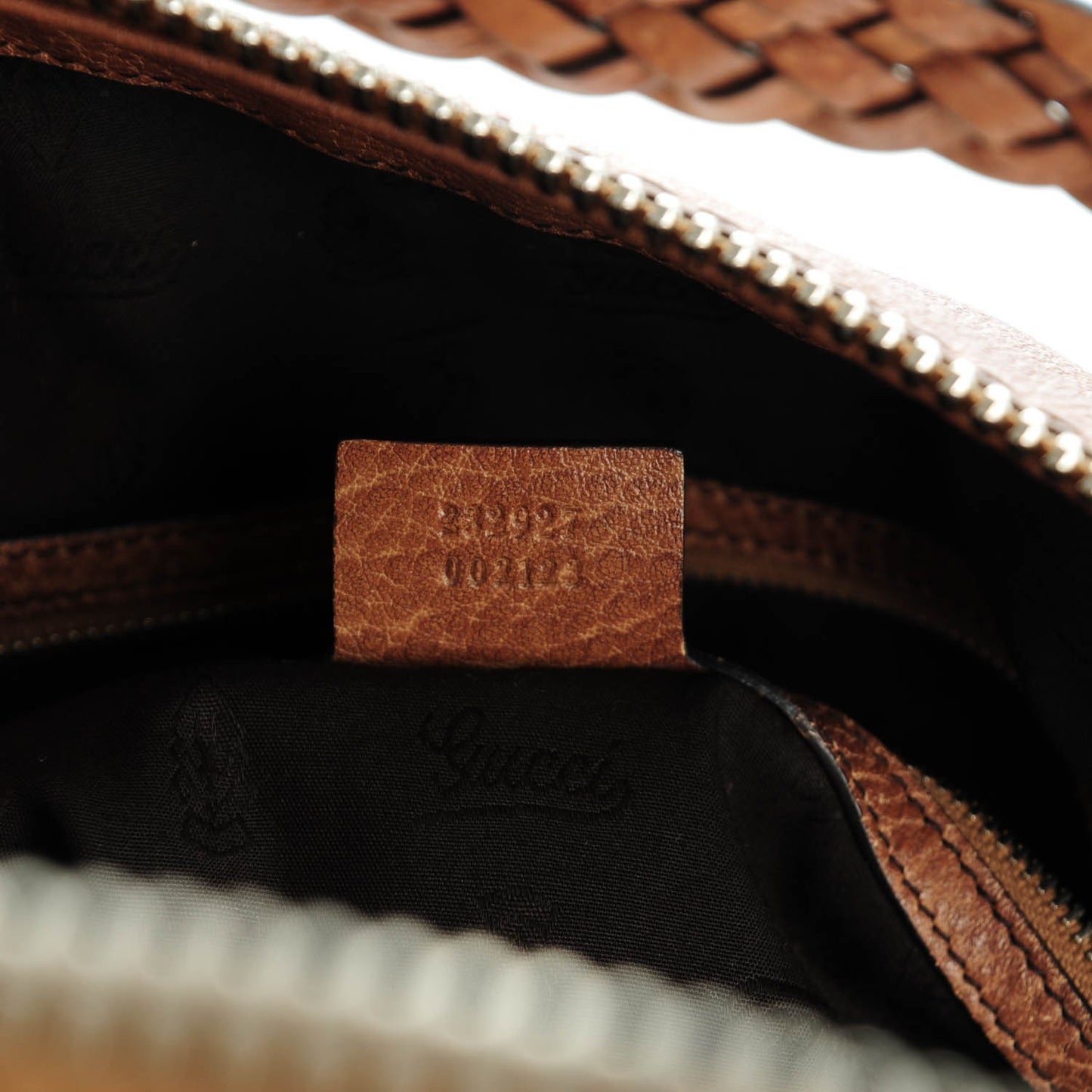 Calfskin Large Bamboo Bar Shoulder Bag Light Brown