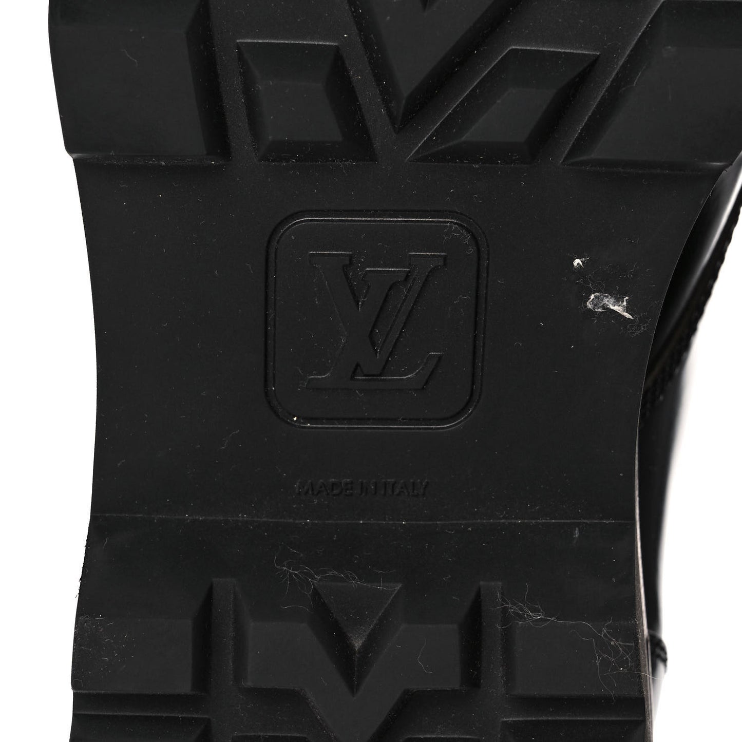 Calfskin Monogram Mens Ankle Boots 8 Black