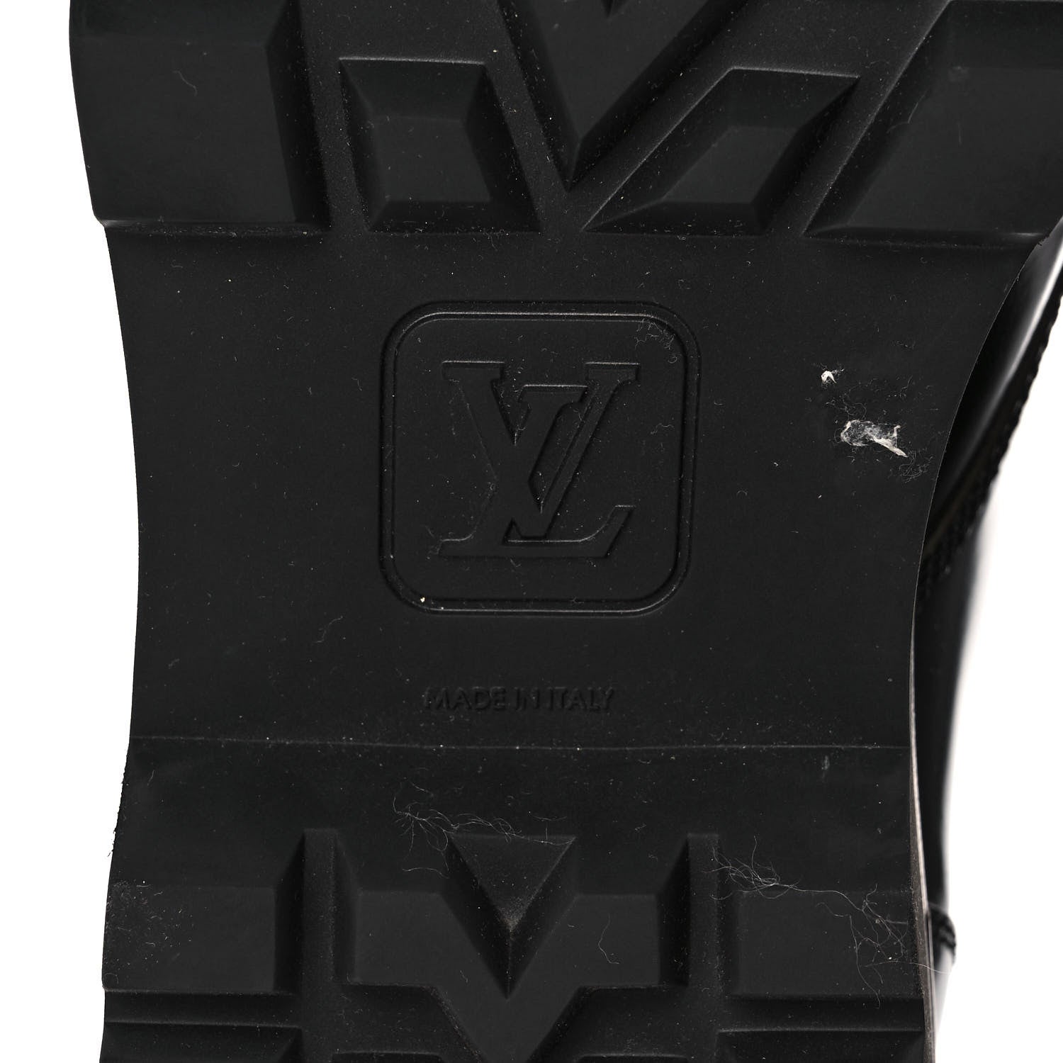 Louis Vuitton Calfskin Monogram Mens Ankle Boots 8 Black 6 of 8