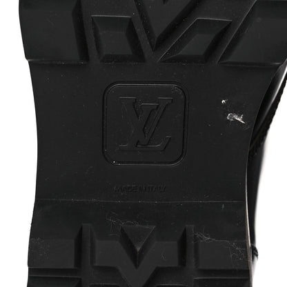 Louis Vuitton Calfskin Monogram Mens Ankle Boots 8 Black 6 of 8
