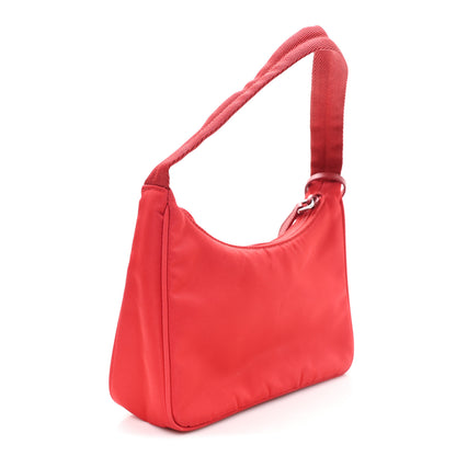 Prada Tessuto Nylon Mini Re-Edition 2000 Bag Rosso 3 of 10