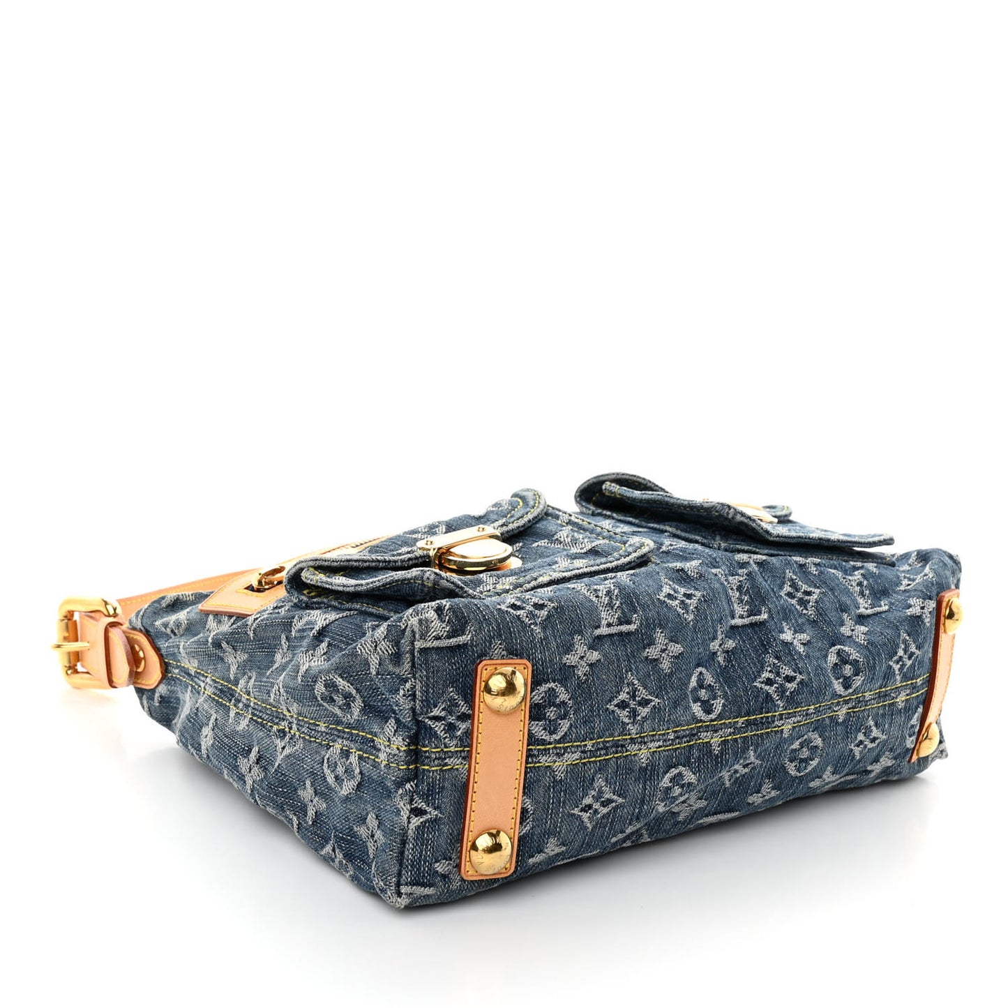 Monogram Denim Baggy PM Blue