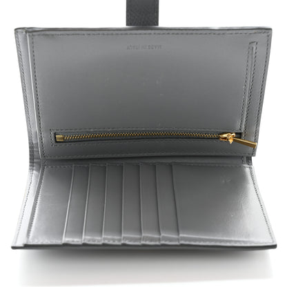 Celine Grained Calfskin Medium Multifunction Strap Wallet Black Chalk 5 of 13
