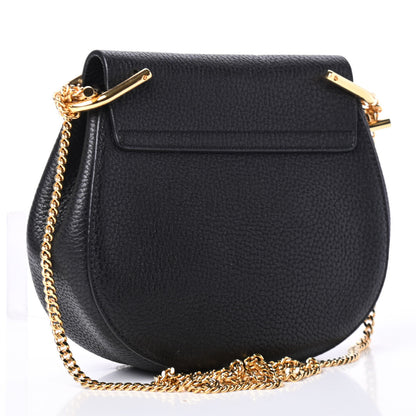 Chloe Grained Lambskin Mini Drew Shoulder Bag Black 2 of 4