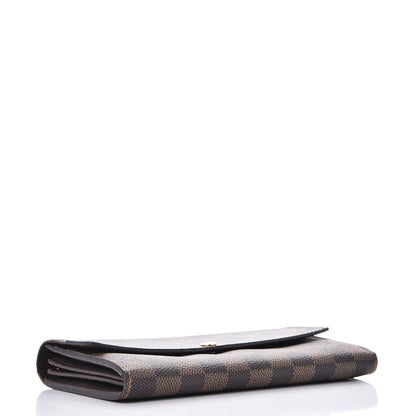 Louis Vuitton Damier Ebene Sarah Wallet 4 of 10