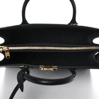 Louis Vuitton Monogram Cuir Plume Very Tote MM Black 5 of 9