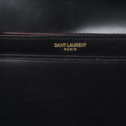 Saint Laurent Smooth Calfskin Monogram Cassandra Clasp Bag Black 7 of 12