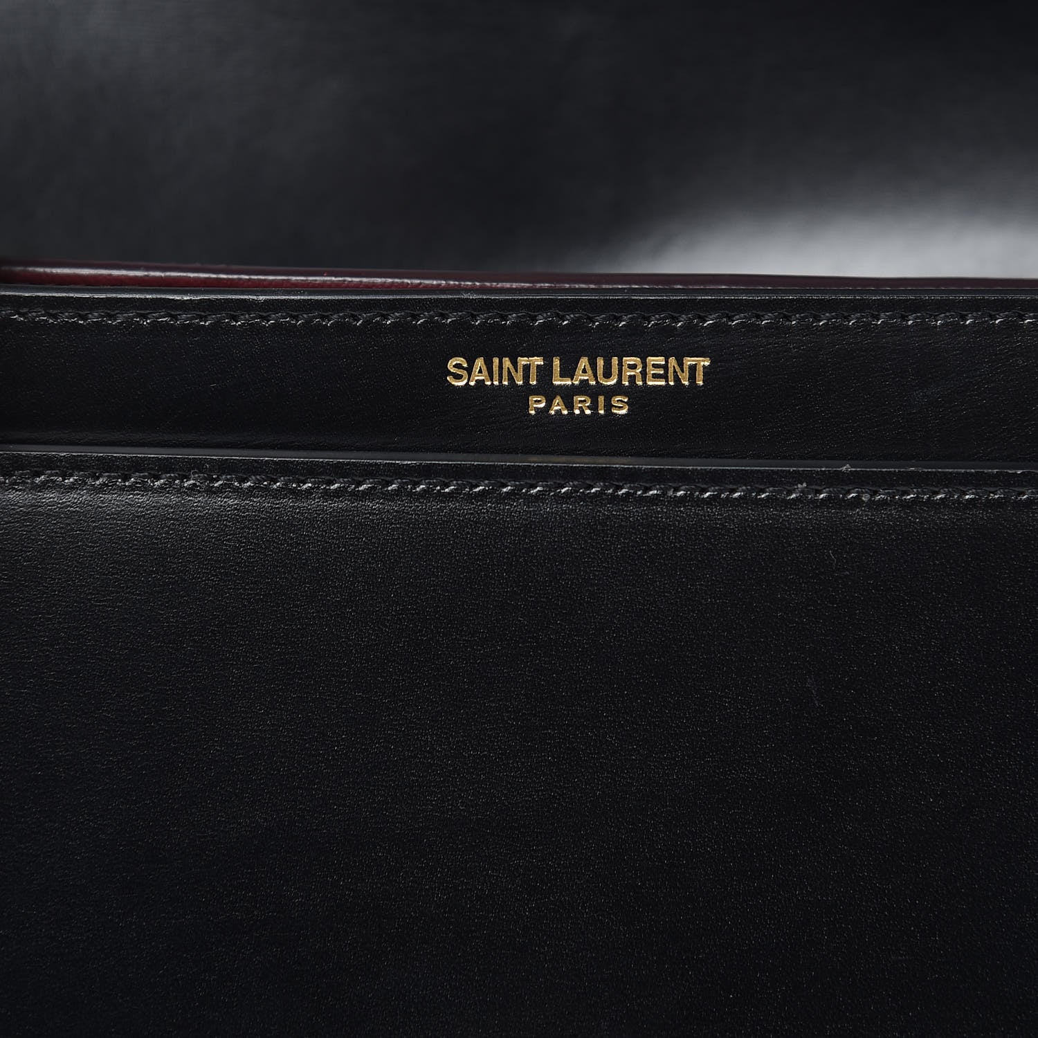 Saint Laurent Smooth Calfskin Monogram Cassandra Clasp Bag Black 7 of 15